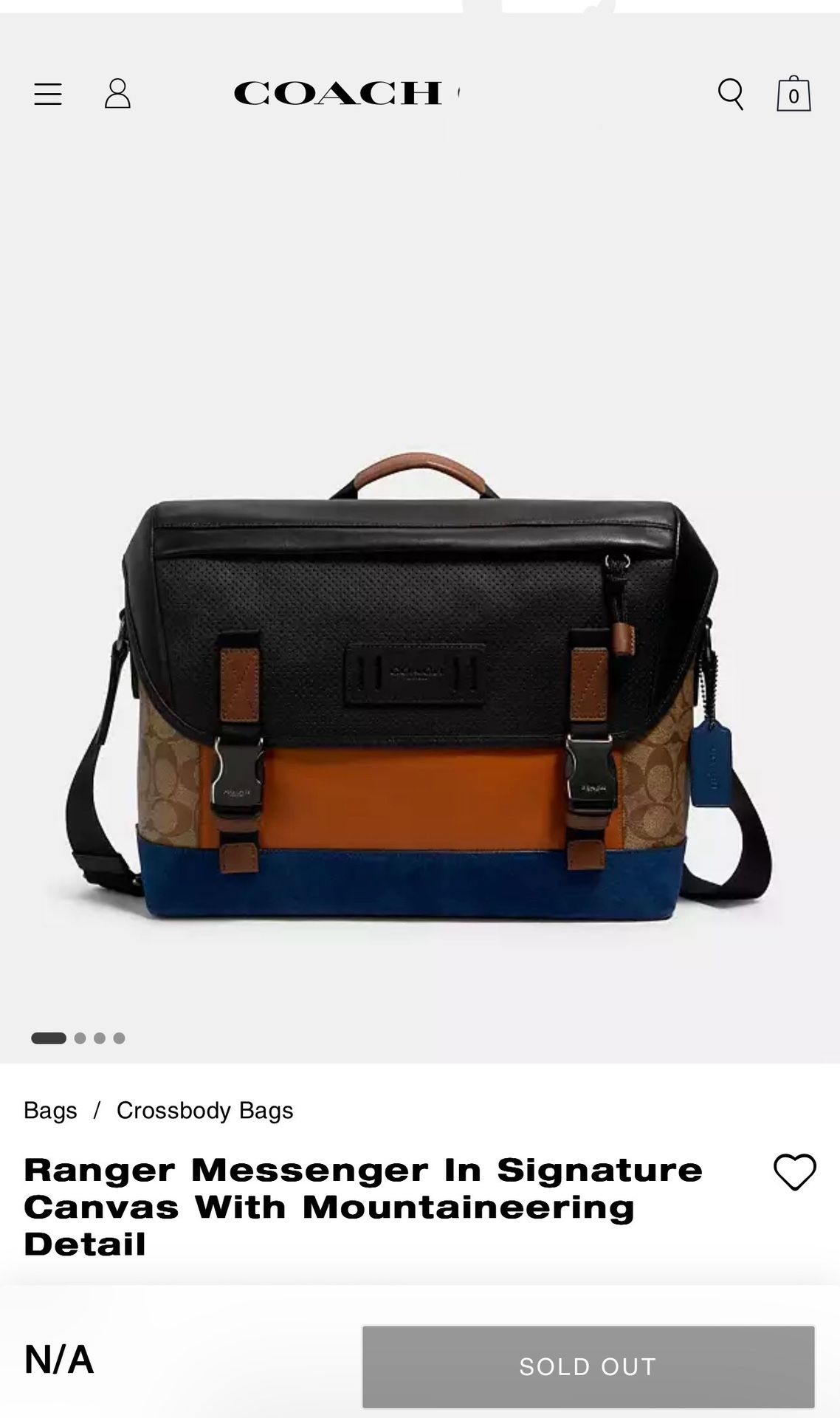 Coach Messenger Side Bag