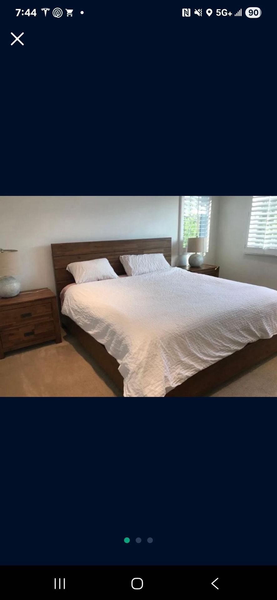 Wooden 4 Piece Bedroom Set