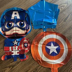 5pc Captain America Foil Bags