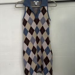 argyle dress 