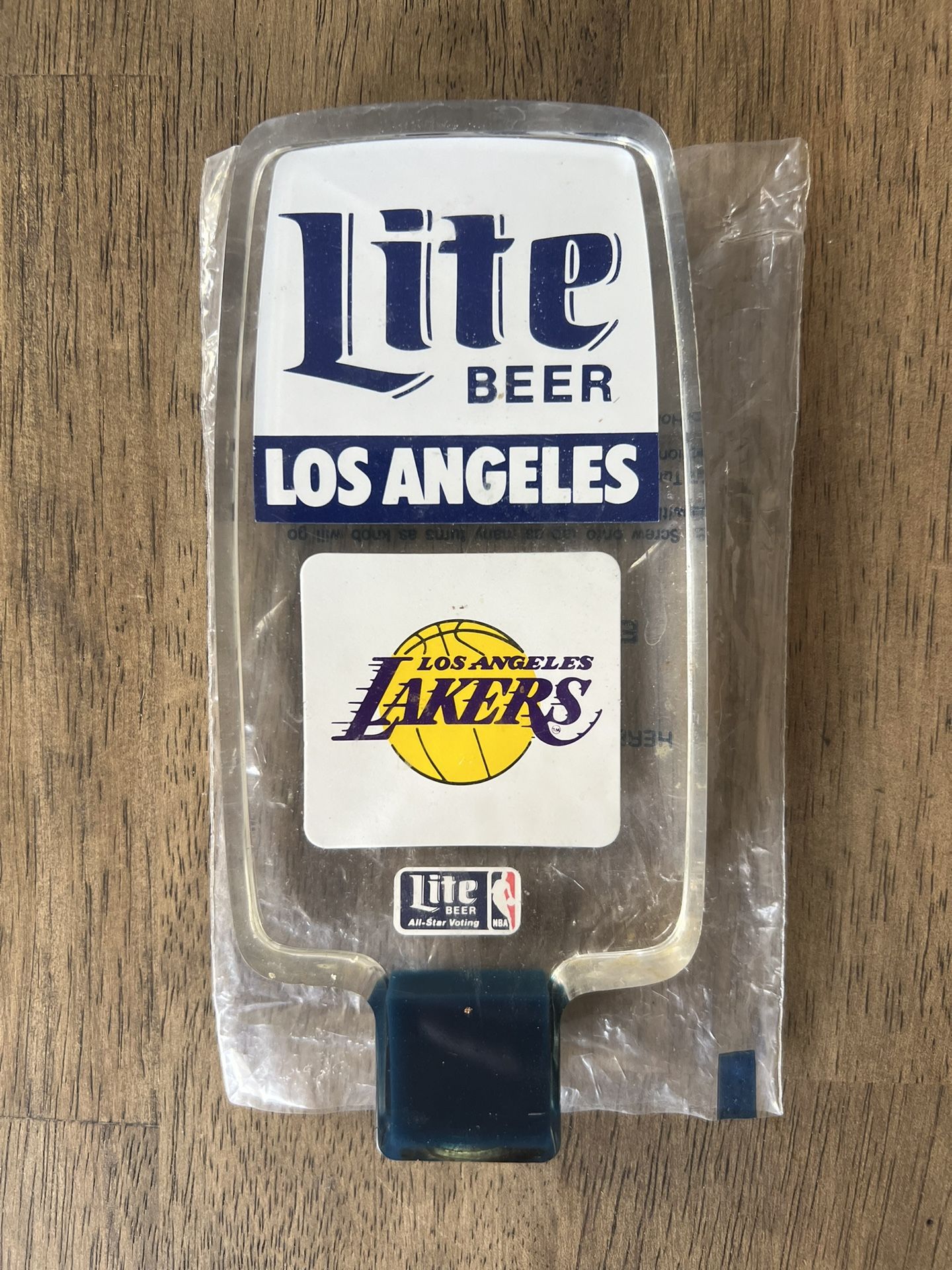 Miller Lite Los Angeles Lakers Beer Tap Handle