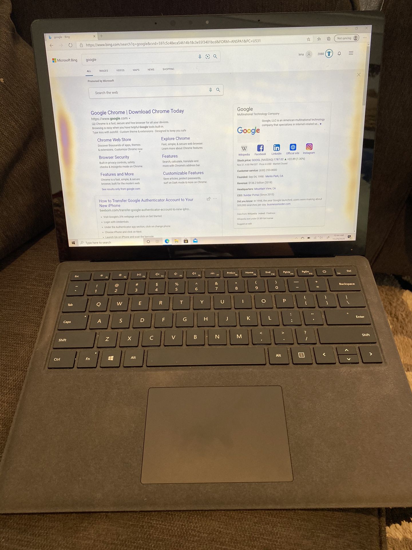 Microsoft Surface Laptop 2 - 13.5”