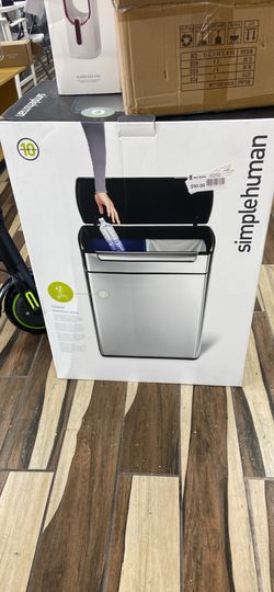simplehuman Touch-Bar Trash Can