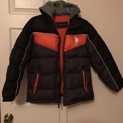 Excellent Used Condition Kids Polo Association Winter Coat M Size