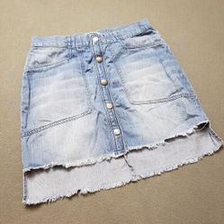 Bella Dahl High Low Mini Skirt Size 28 distressed