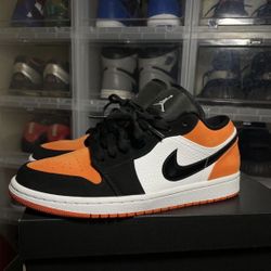 Jordan 1 Low Shattered Backboard, Used Size 9