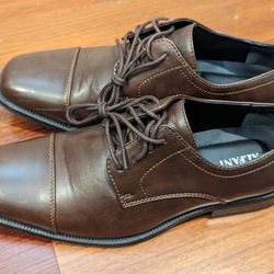 Dark Brown Alfani Men's Dress Shoe Size 9.5