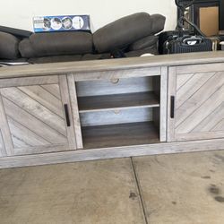 Grey TV Stand