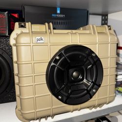 6.5 Polk Audio Water Resistant Bluetooth Speaker Box New