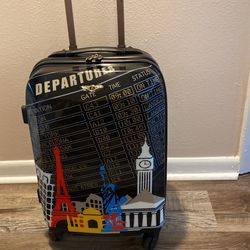 Ultra Light 4 Wheel Carryon Suitcase 21x13x9 Thumbnail