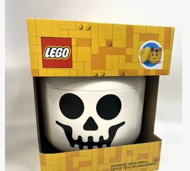 LEGO Halloween Edition Skeleton Storage Head Small Skull White NEW in Box