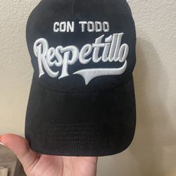 Con Todo Respeto Thirteen Seven Trucker Hat – Black / Red Suede – New