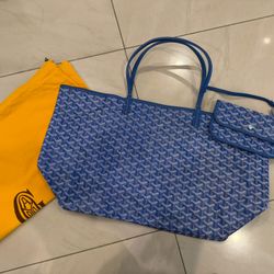 goyard Saint-Louis leather tote Never worn, with dust bag 