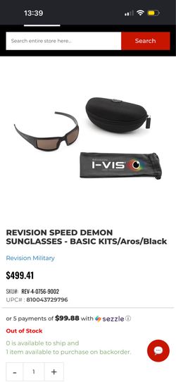 REVISION SPEED DEMON SUNGLASSES