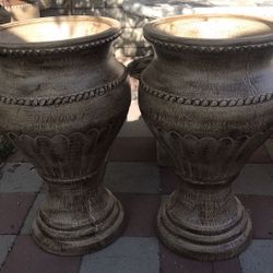 New Flower Pots Made Out Of Clay Beautiful Yard Decoration 