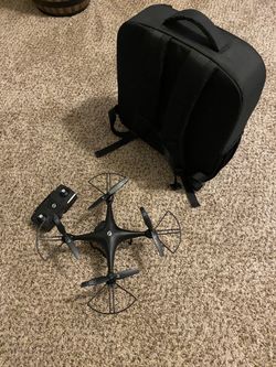 Drone with carrying case