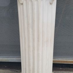 1 Ceramic Greek Column Pedestal Garden Yard Stand Plant Flower Bust 29" x 10" LG