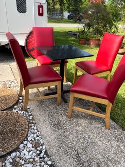 Commercial grade tables and chairs