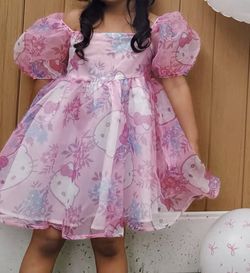 Girls hello kitty dress