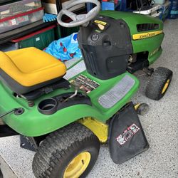 Riding Mower With Bagger