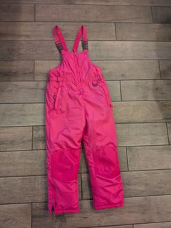 Kids Pink Snow Bib Pants. Like new
