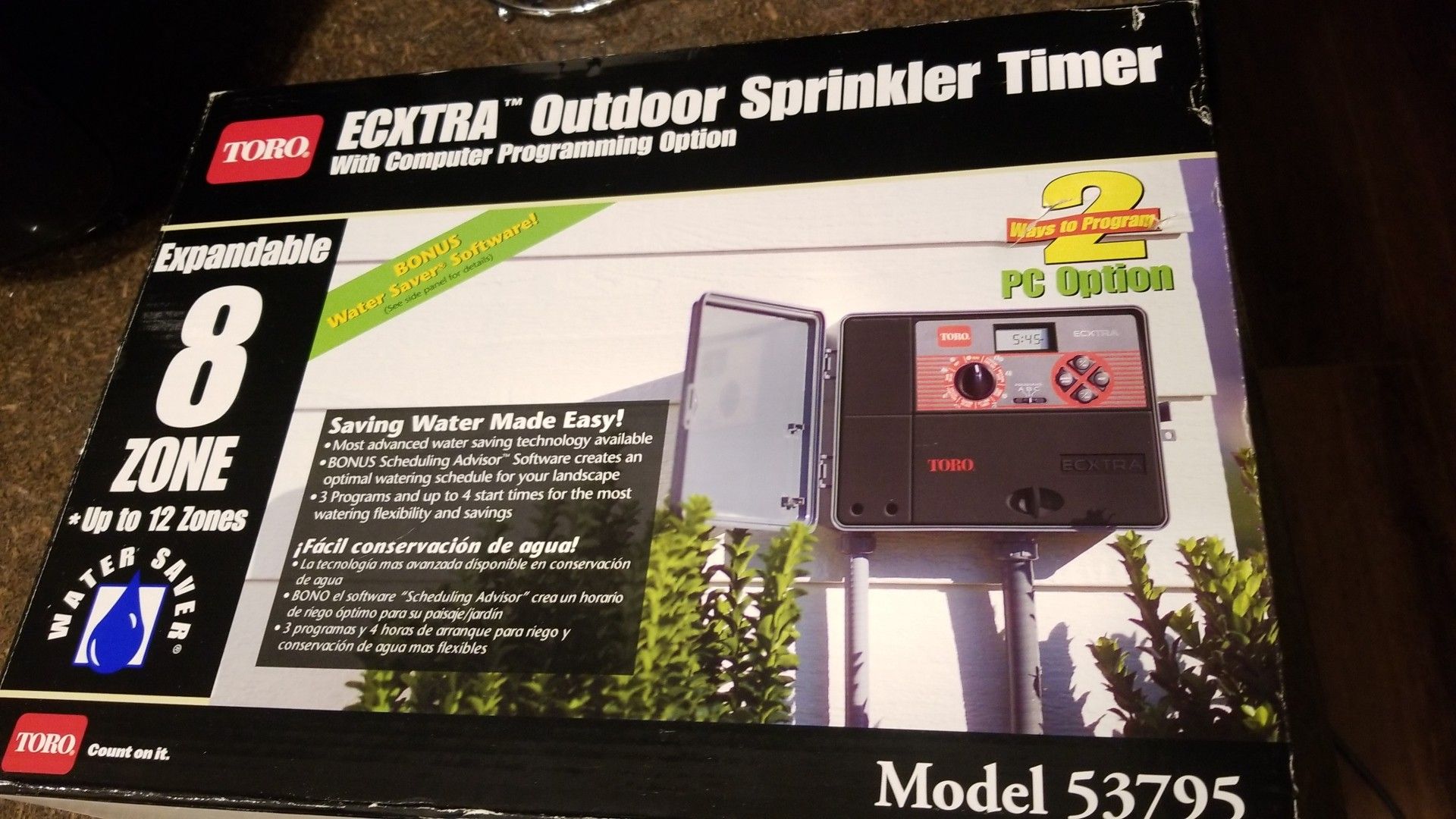 Toro ecxtra outdoor sprinkler timer