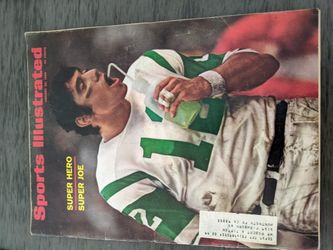 Joe Namath Autographed Sports Illustrated Magazine (JSA)