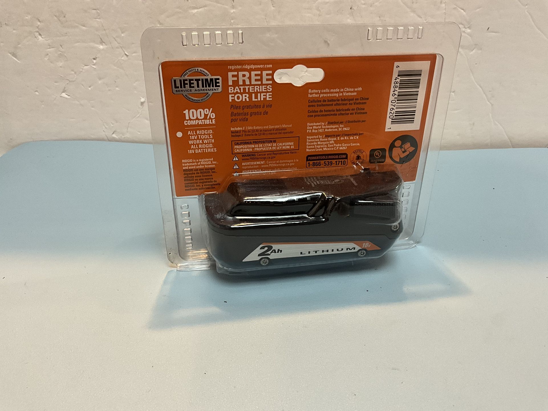 18V 2.0 Ah Lithium-Ion Battery
