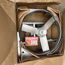 New dayton exhaust fan 24” in blade commercial asking $250 thanks