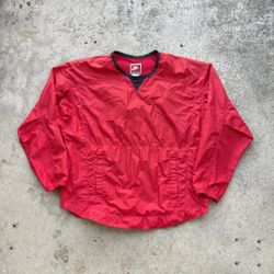 Vintage 90’s Nike Center Swoosh Embroidered Pullover Windbreaker Jacket 