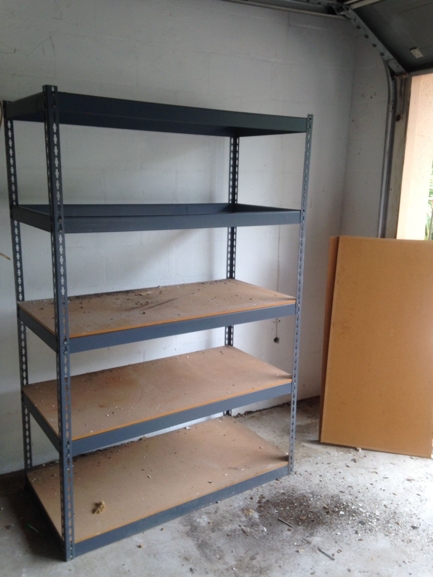 Garage storage shelf utility shelves medium heavy duty 6x4x2'