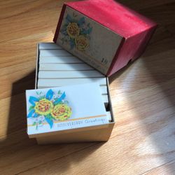 Vintage Floral Gift Insert 
