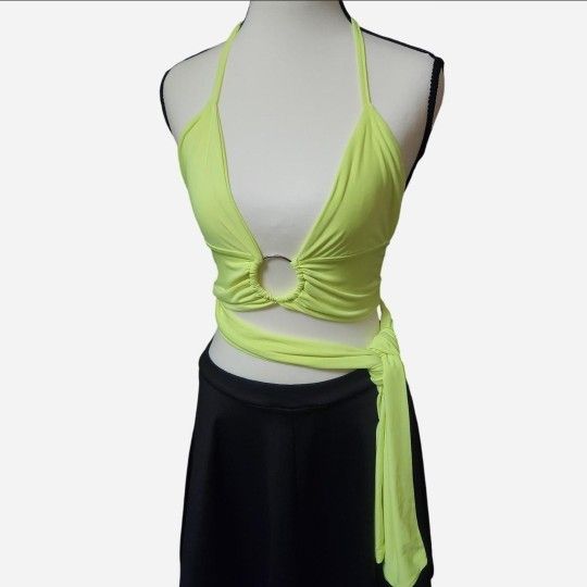 Nwt Neon Halter Top