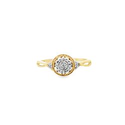 10K with 0.11 CTW Diamond Ring