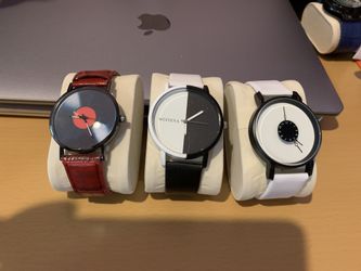 3 slim fashion watches