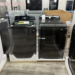 🔥BRAND NEW SAMSUNG 4.6 CUBIC FT TOP LOAD WASHER AND GAS DRYER LAUNDRY PAIR🔥