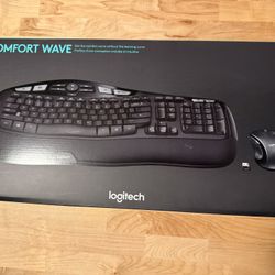 LOGITECH WIRELESS KEYBOARD MOUSE WAVE COMBO MK550