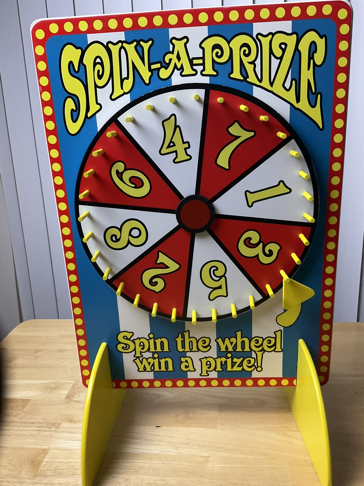 Spin To Win Raffle Board