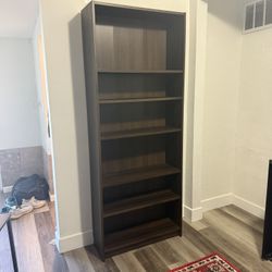 IKEA Billy-Style Bookshelf (Tall, Dark Wood)