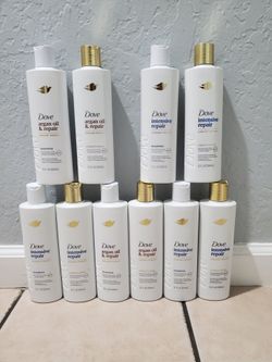 Dove shampoo and conditioners $30