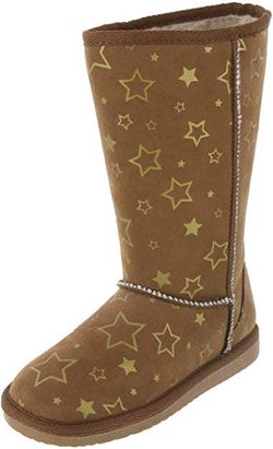 Airwalk Girls' Emma Star Cozy Boot Tan Brand New