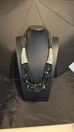 Vintage Boho Beaded Necklace