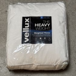 NEW Holiday Winter Xmas Christmas 12 lb Cream White Weighted Blanket Fleece Ultra Warm Comfortable Soft