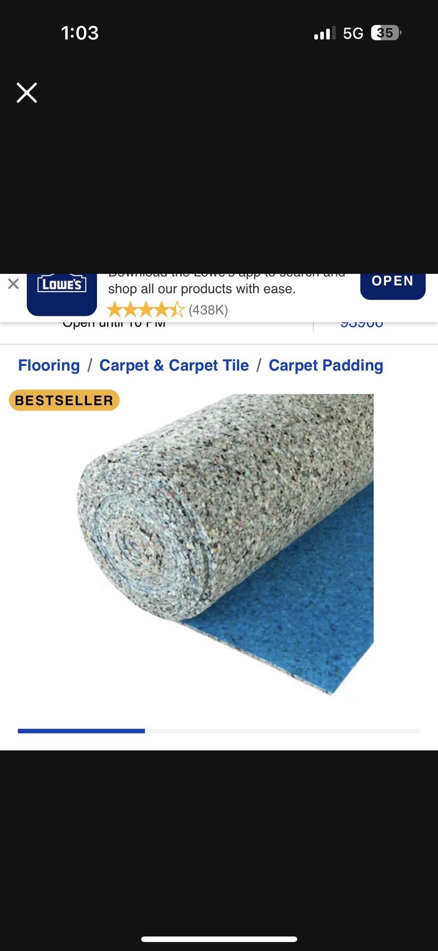 Padding Esponja Carpet Carpeta