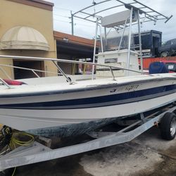 1985 Hydra Sport 22 Ft Center Console 200 Horsepower Yamaha Project Boat