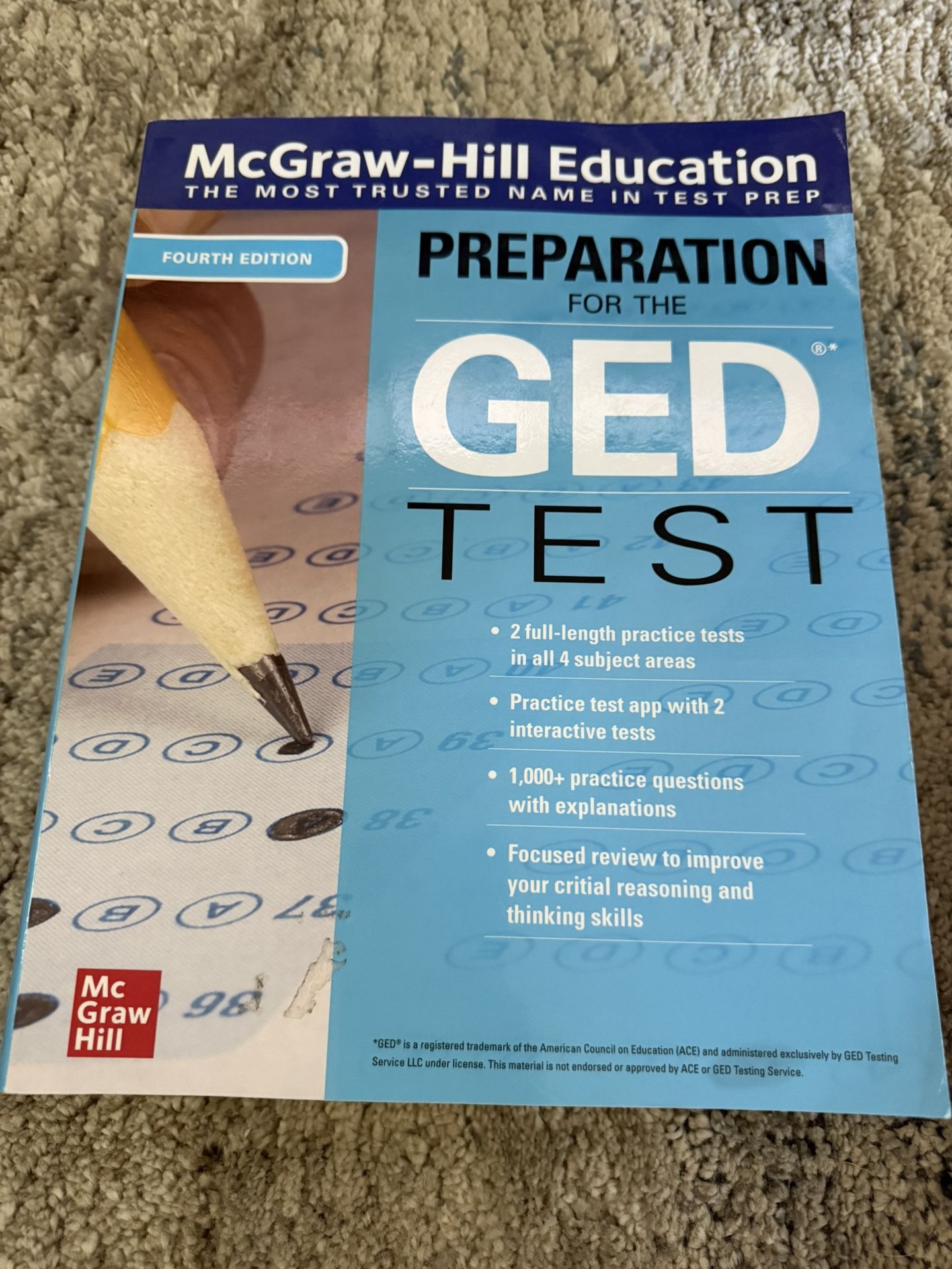 GED Preparation Book