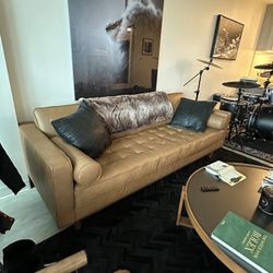Modani Leather Couch 
