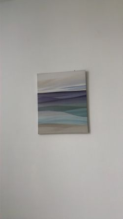 Abstract Landscape Canvas Painting