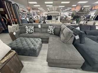 2 pc Gray Sectional
