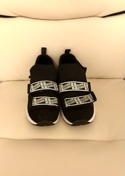 Hugo Boss black mesh sneakers for girls or boys with the Hugo Boss logo, size 36